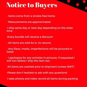 Notice to Buyers